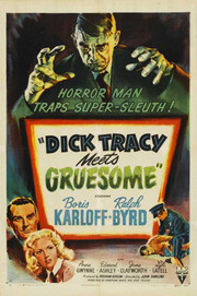 Dick Tracy Meets Gruesome Poster