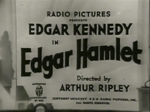 Edgar Hamlet title card